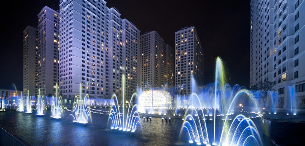 Thi công công trình nhạc nước