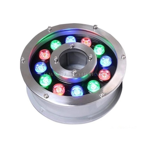 Đèn LED âm nước 12W đổi màu cao cấp